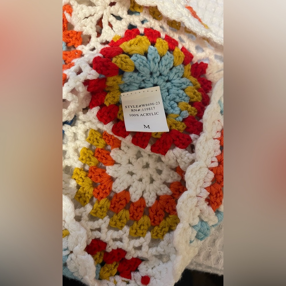 Altar'd State Multicolor Crochet Crop Top - Picture 4 of 4